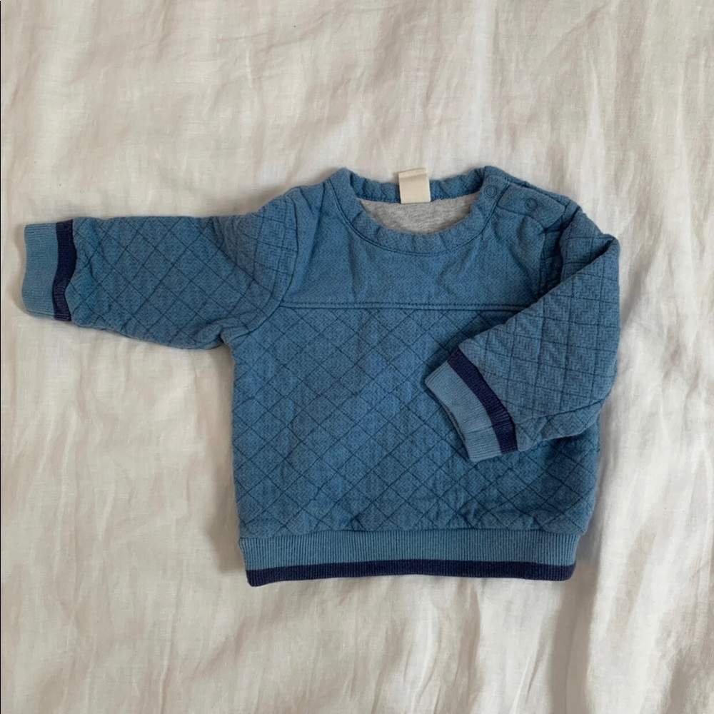 Blue sweatshirt
